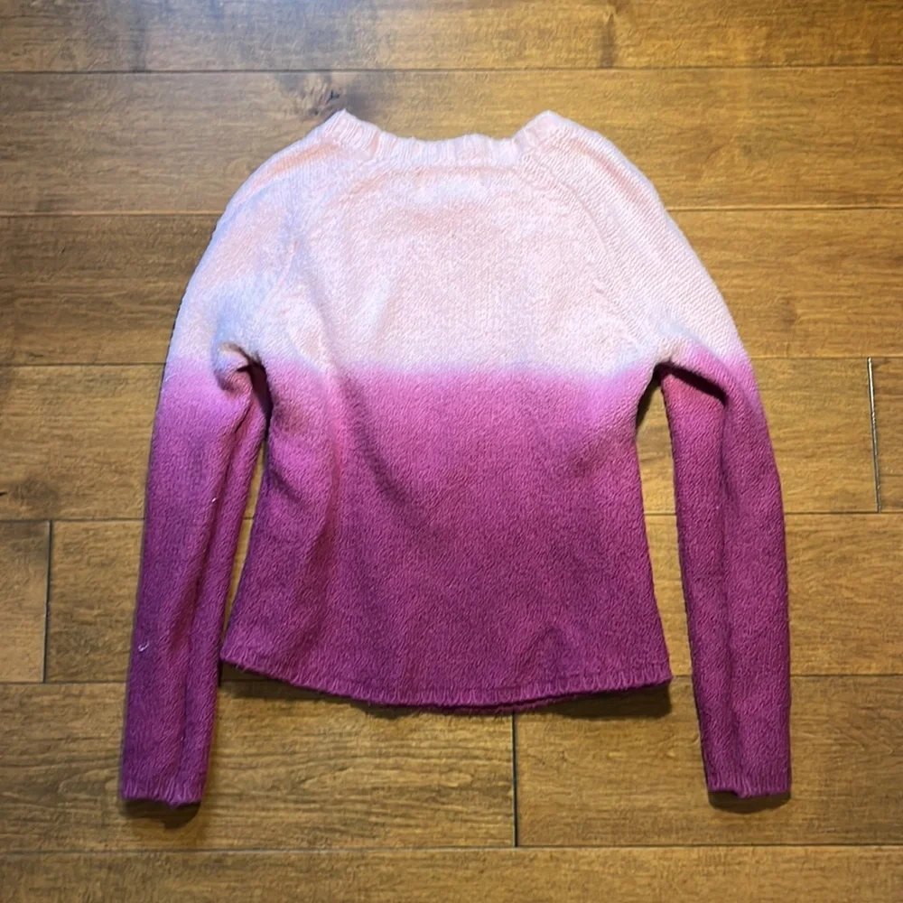 JUSTICE Girl’s Pink Ombré Sweater Size 10